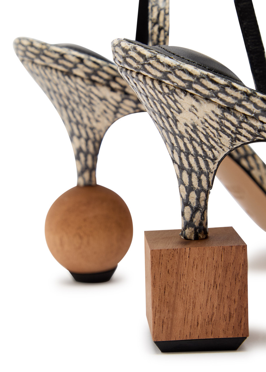 Jacquemus The Bisou 90 Geometric Sandals - 4