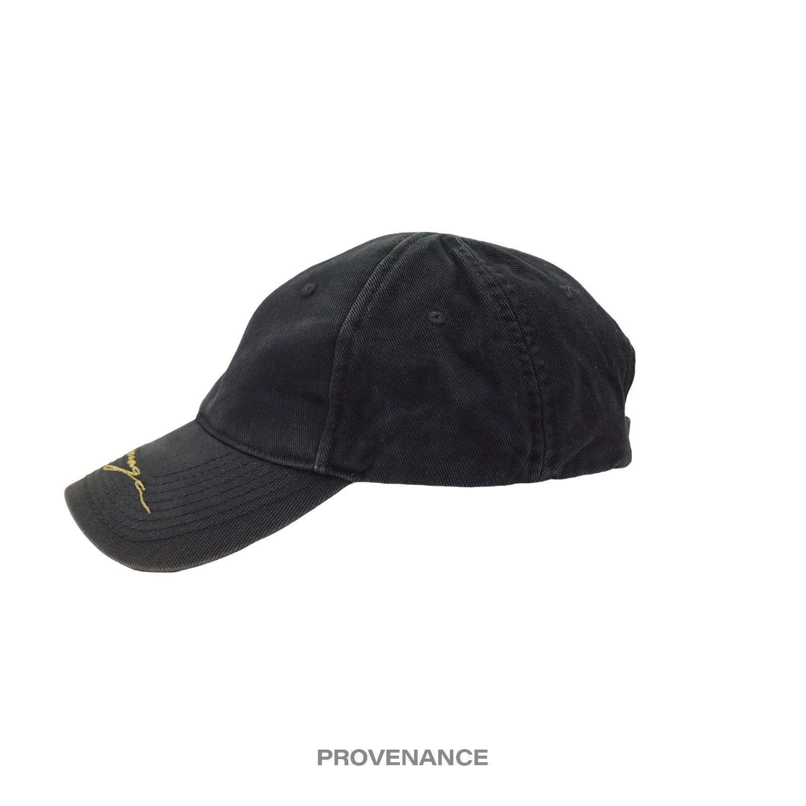 BALENCIAGA Balenciaga Embroidered Script Logo Cap - Washed  display picture 3