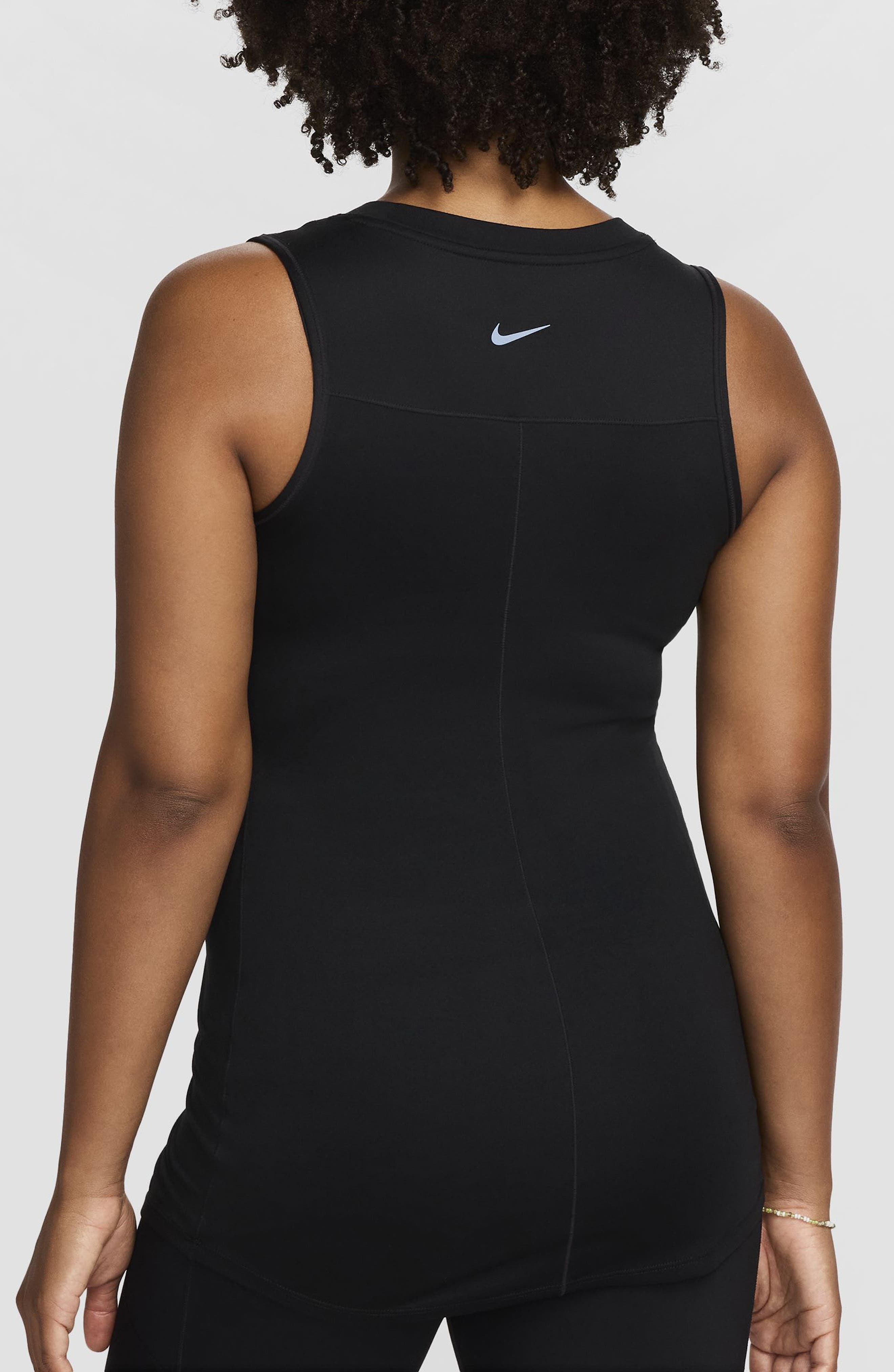 Nike One Magic Dri-FIT Maternity Slim Fit Tank in Black at Nordstrom - 3