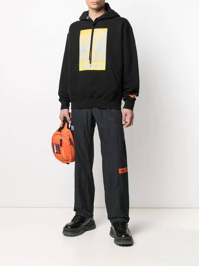 Heron Preston Litho organic cotton hoodie outlook