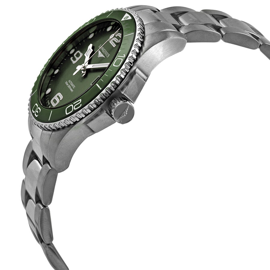 Longines HydroConquest Automatic Green Dial Men's Watch L37814066 - 2