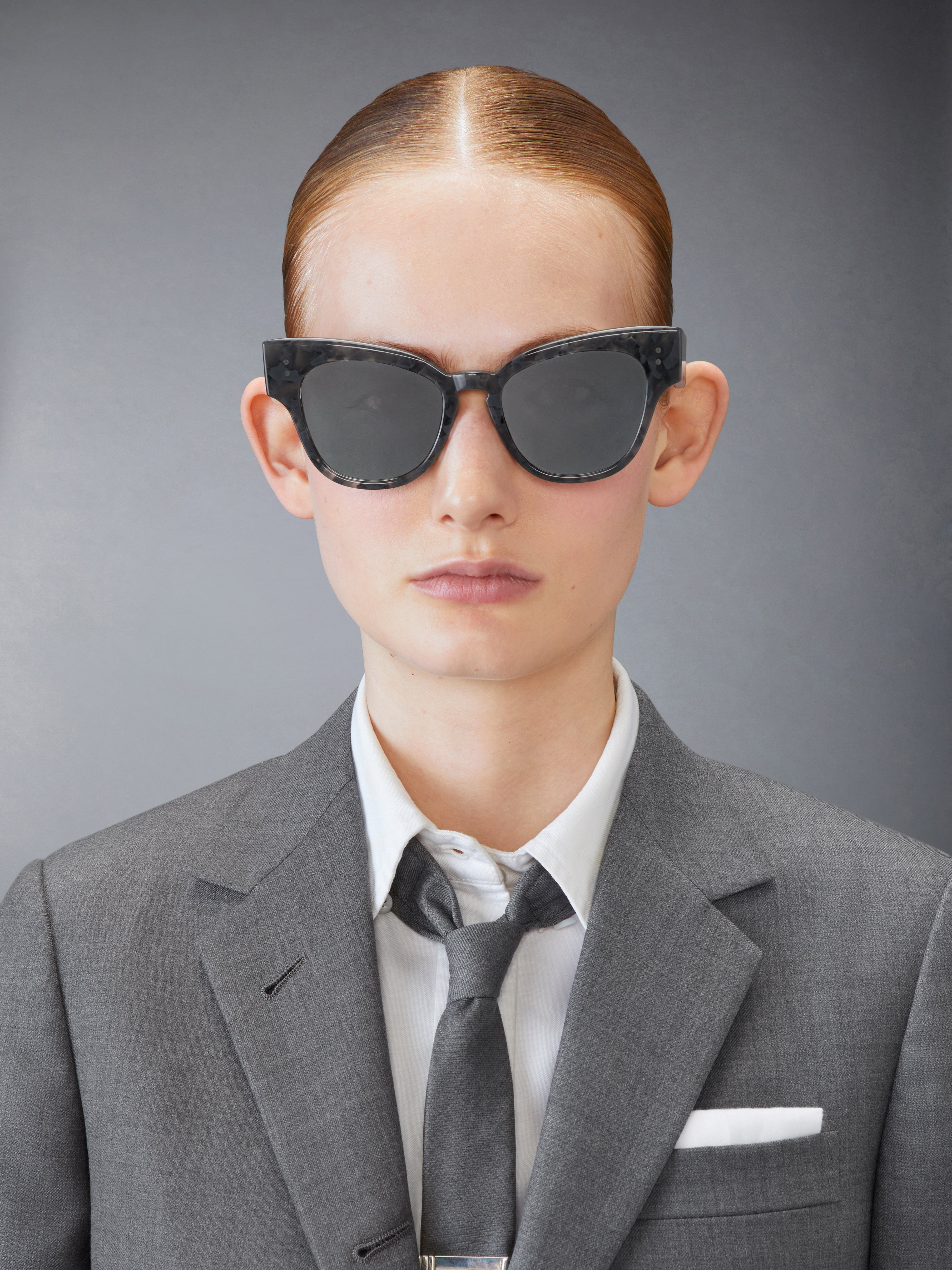 TORTOISE ACETATE CATEYE SUNGLASSES - 3