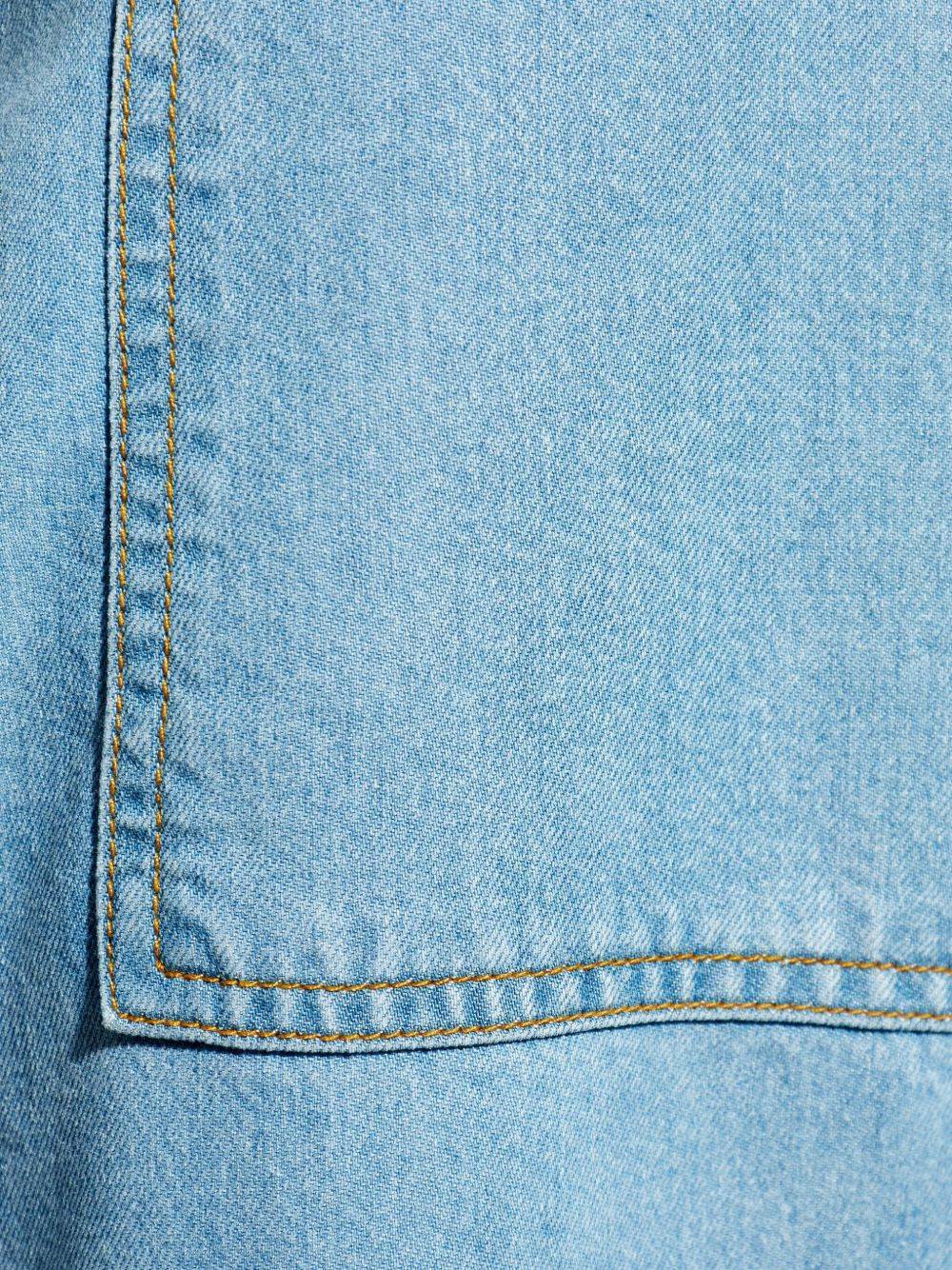topstitching-detail patch-pocket trousers - 5