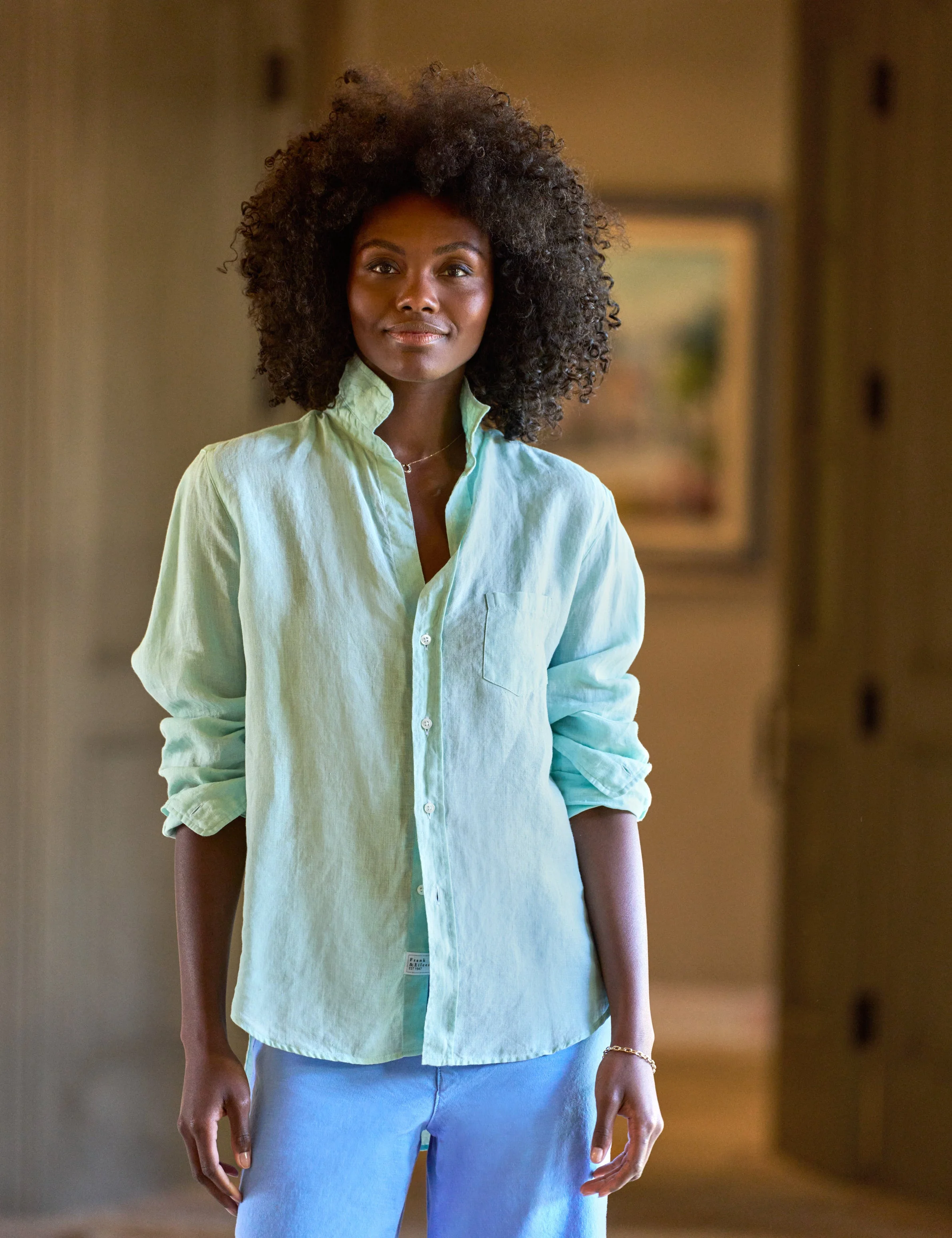 Relaxed Button-Up Shirt - 1