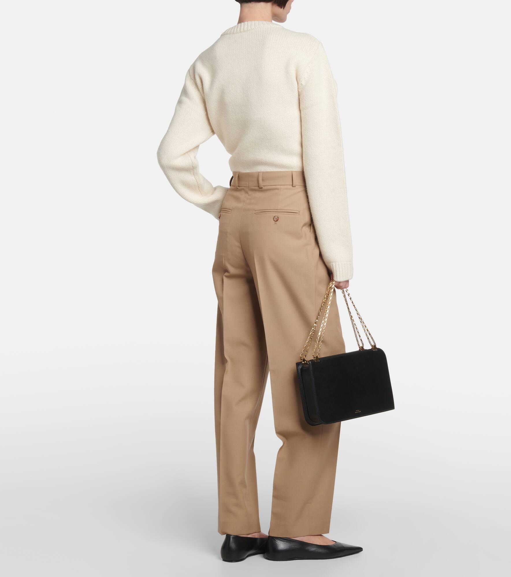 Pleated straight pants - 3