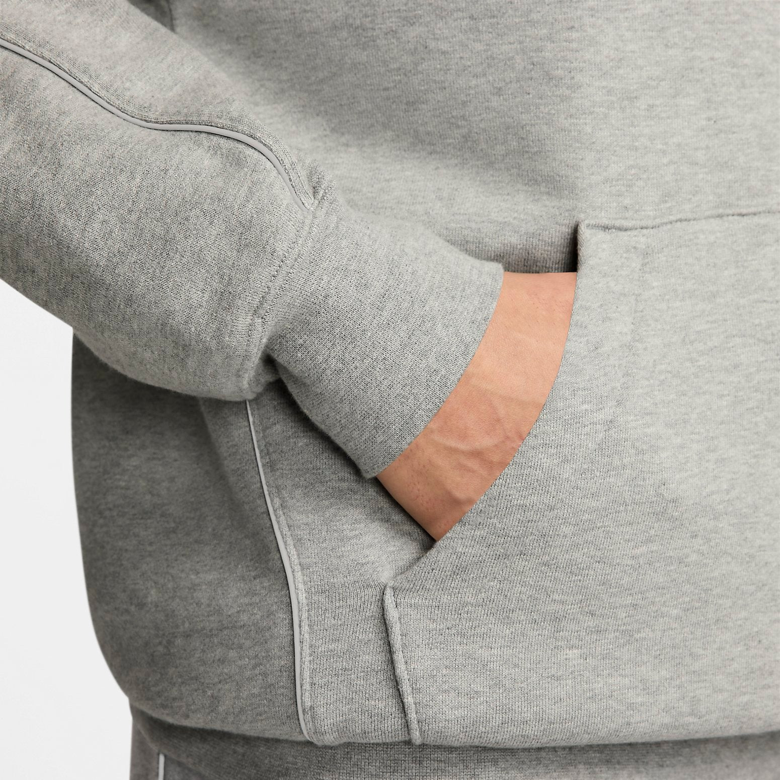 Nike x NOCTA Fleece Hoodie 'Grey' FN7659-063 - 3
