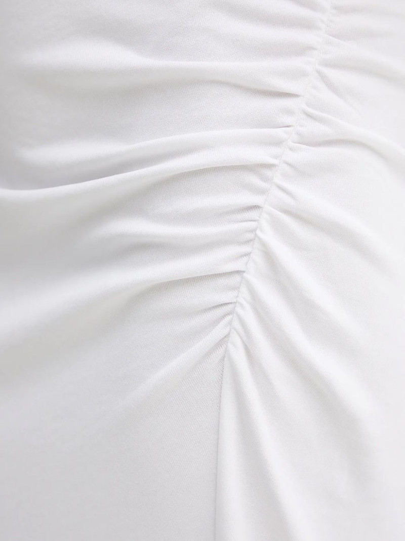 shoulder-padded side-split maxi dress 5