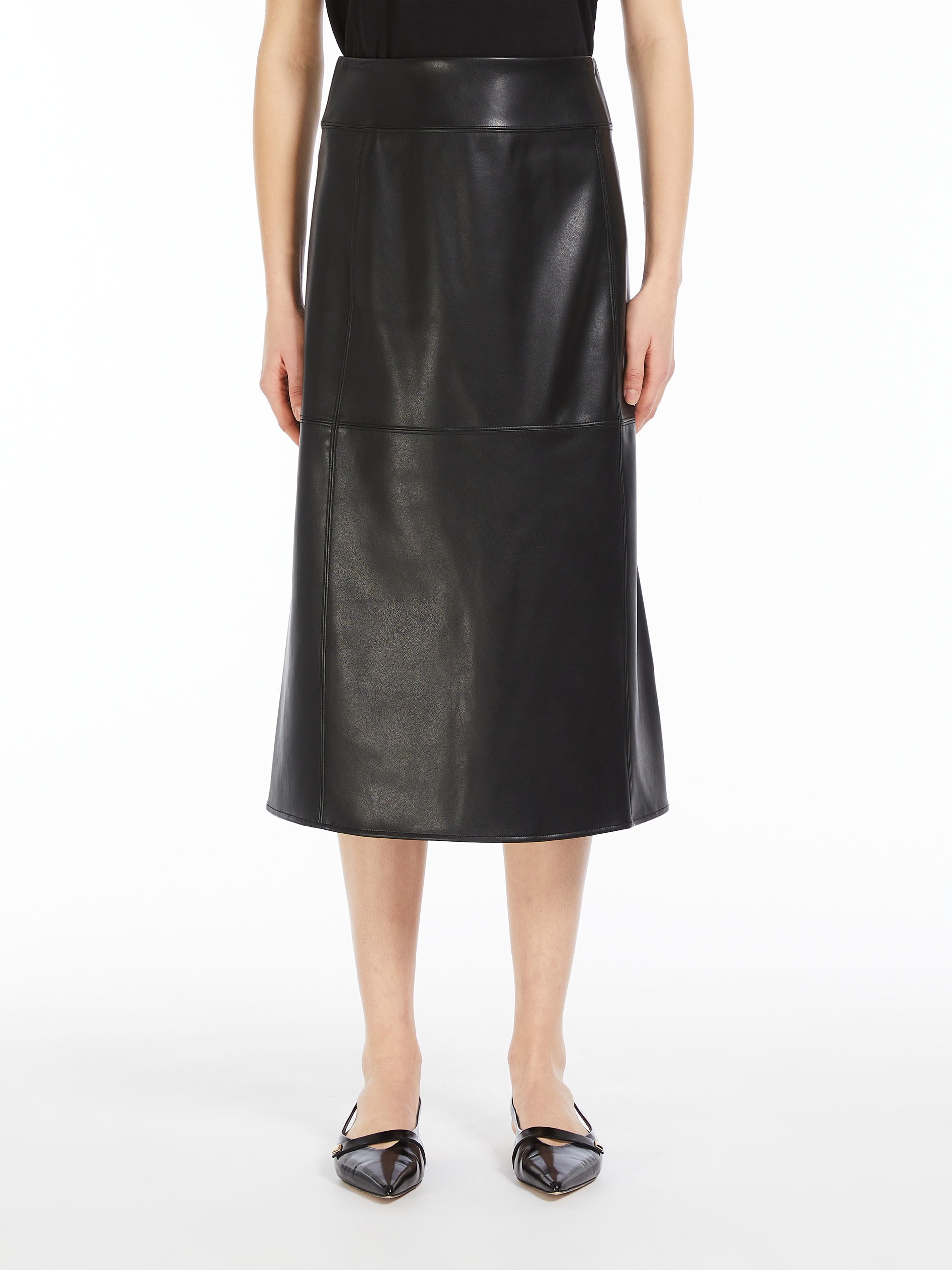 RIMINI Coated fabric skirt - 3