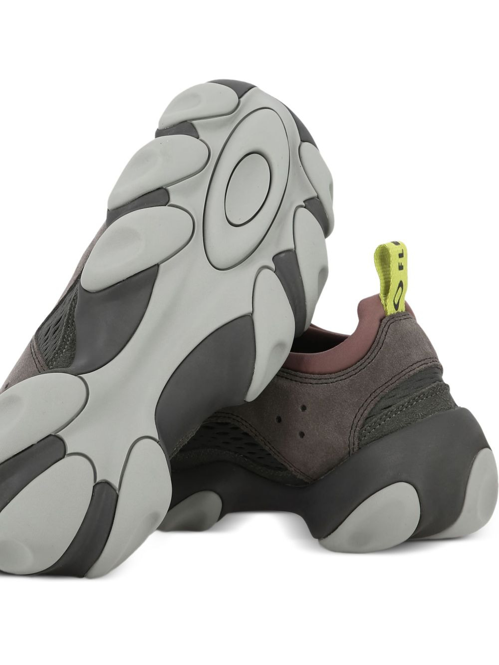 slip-on perforated sneakers - 4
