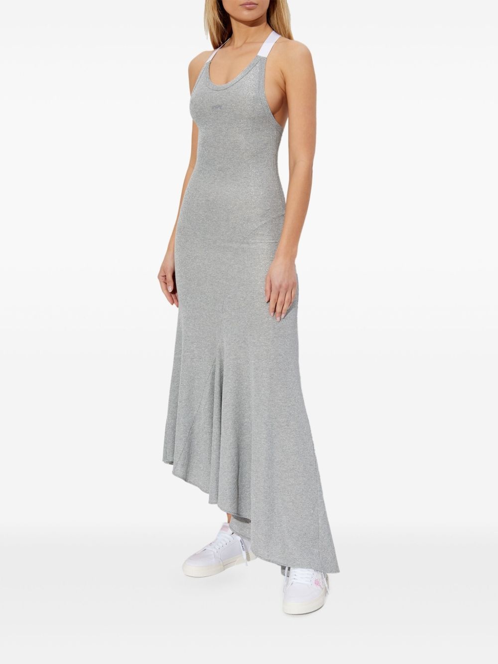ribbed-knit midi dress - 3