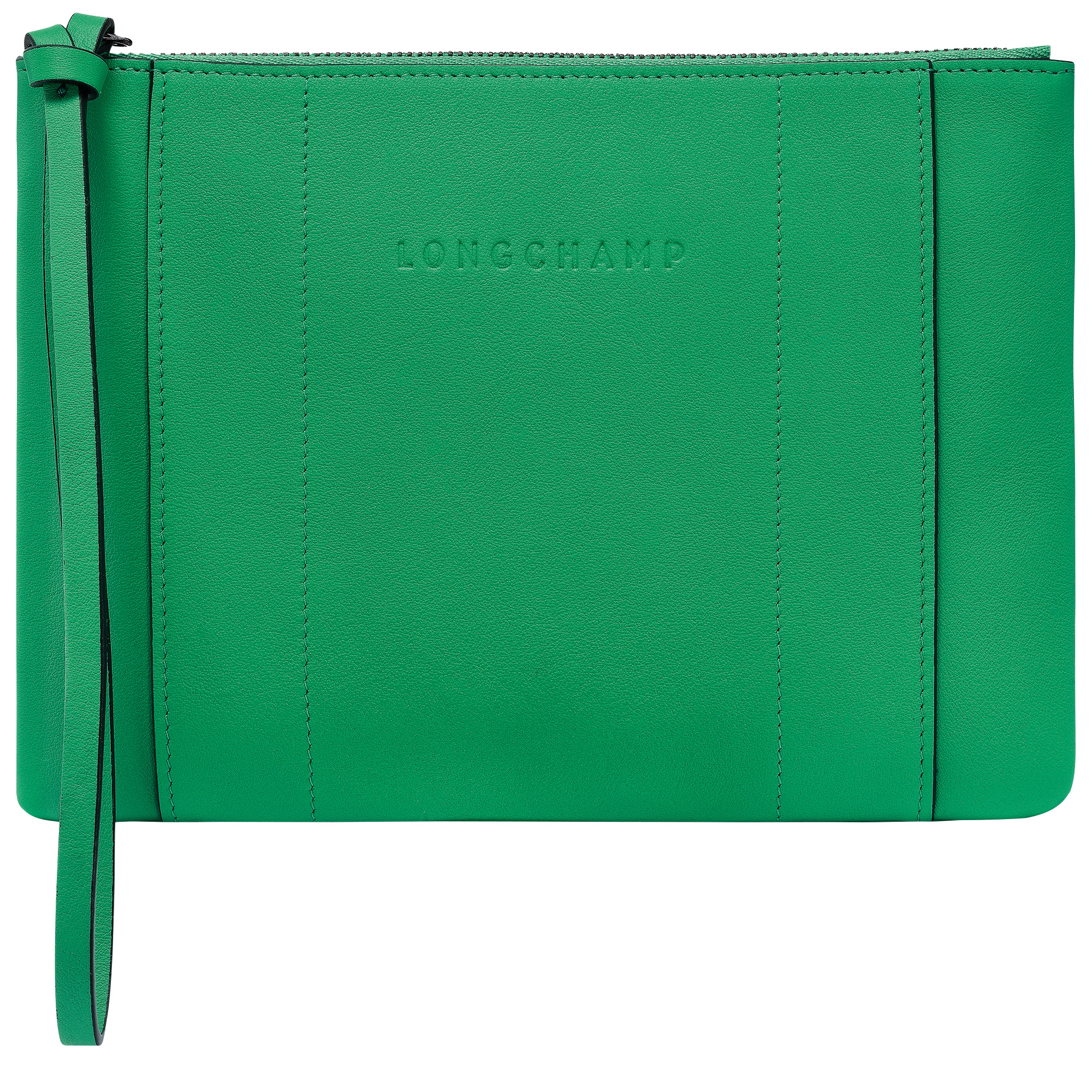 Longchamp 3D Pouch Green - Leather - 1