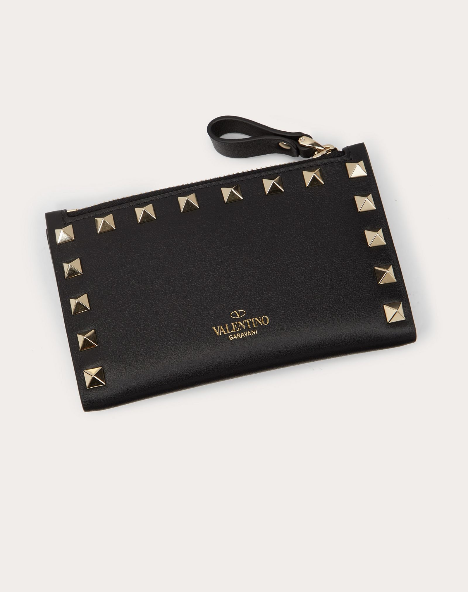 Rockstud Calfskin Coin Purse and Cardholder - 3