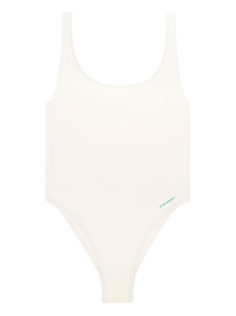 Carla logo-print swimsuit 1