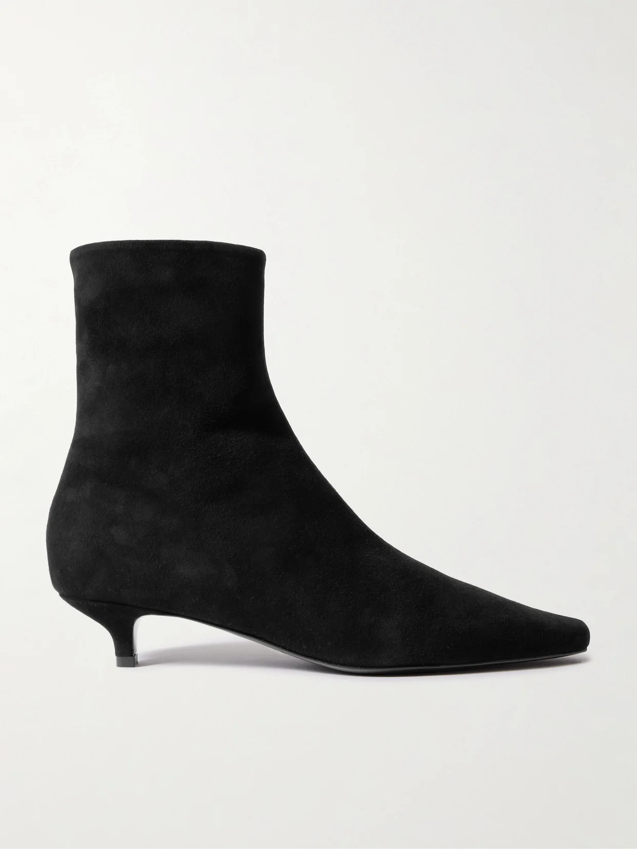 Suede Ankle Boots - 1