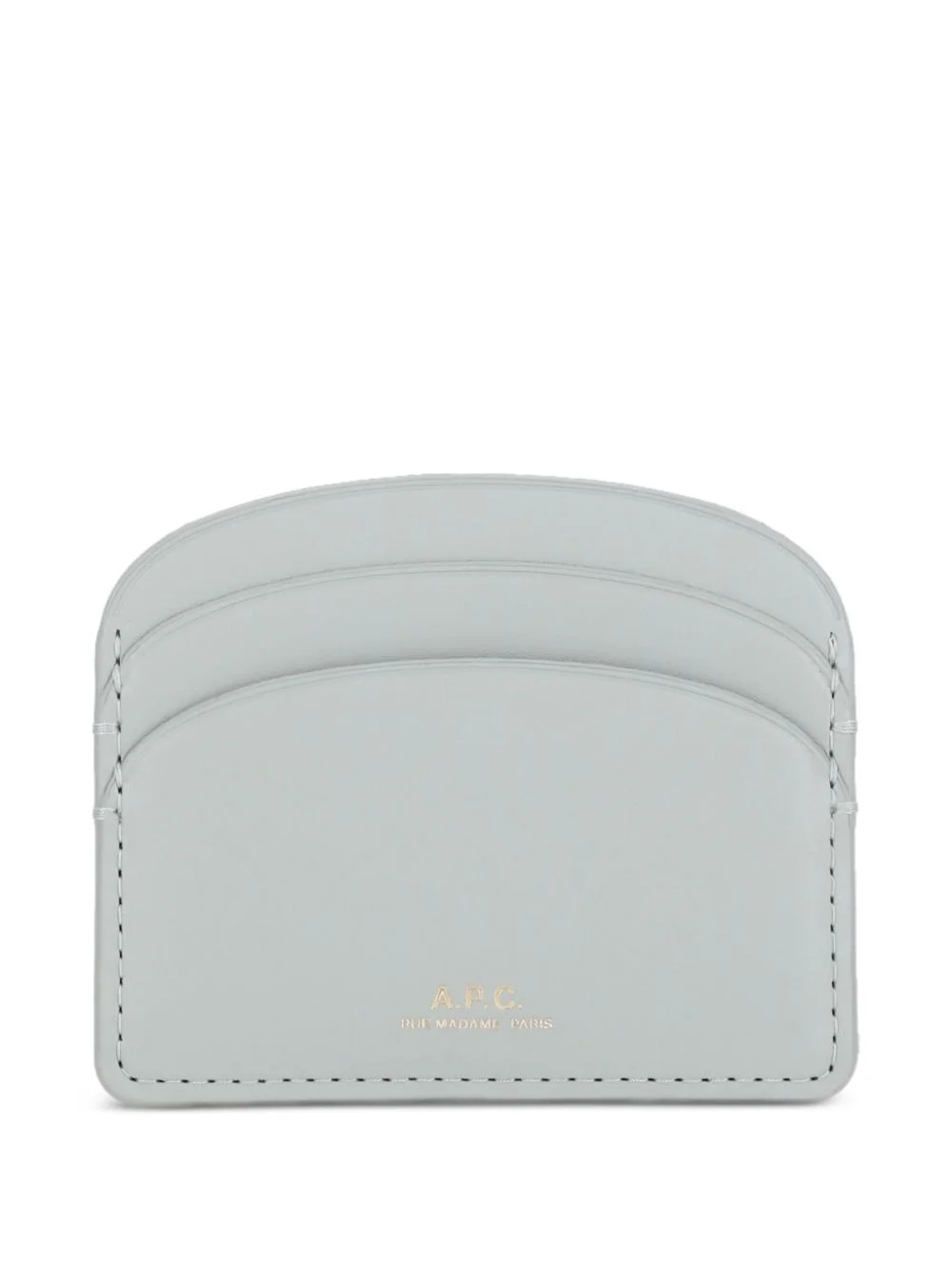 Demi-lune embossed-logo cardholder - 1