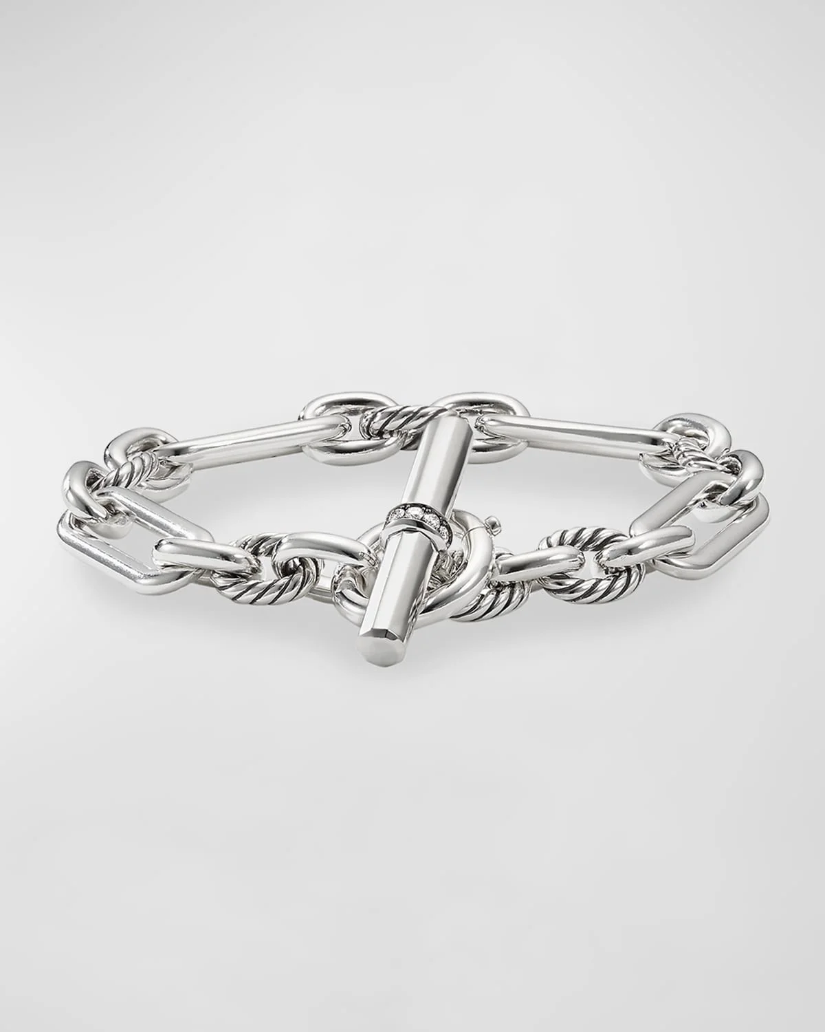 Lexington Chain Bracelet with Diamonds - 1