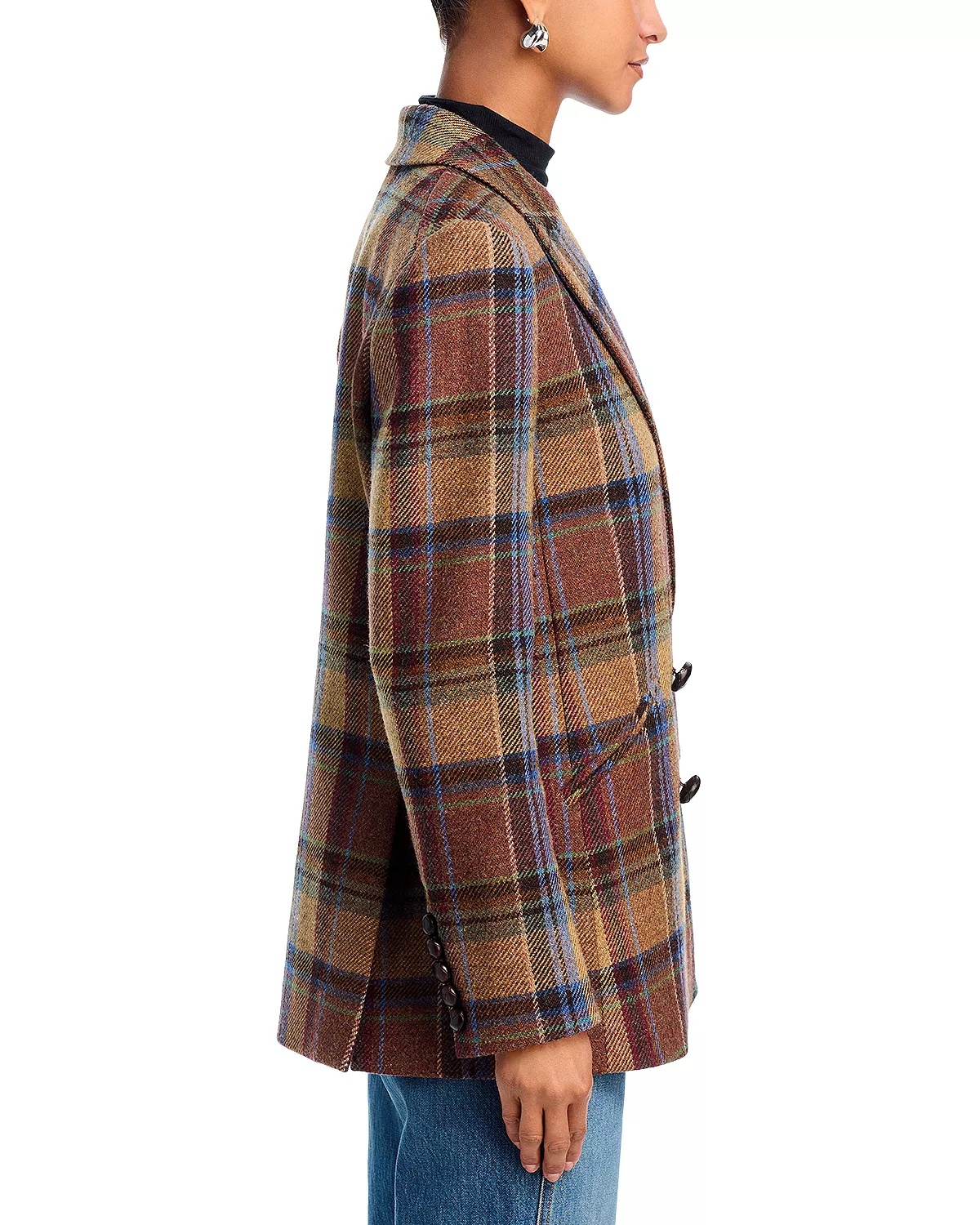 Oria Dickey Plaid Jacket - 4