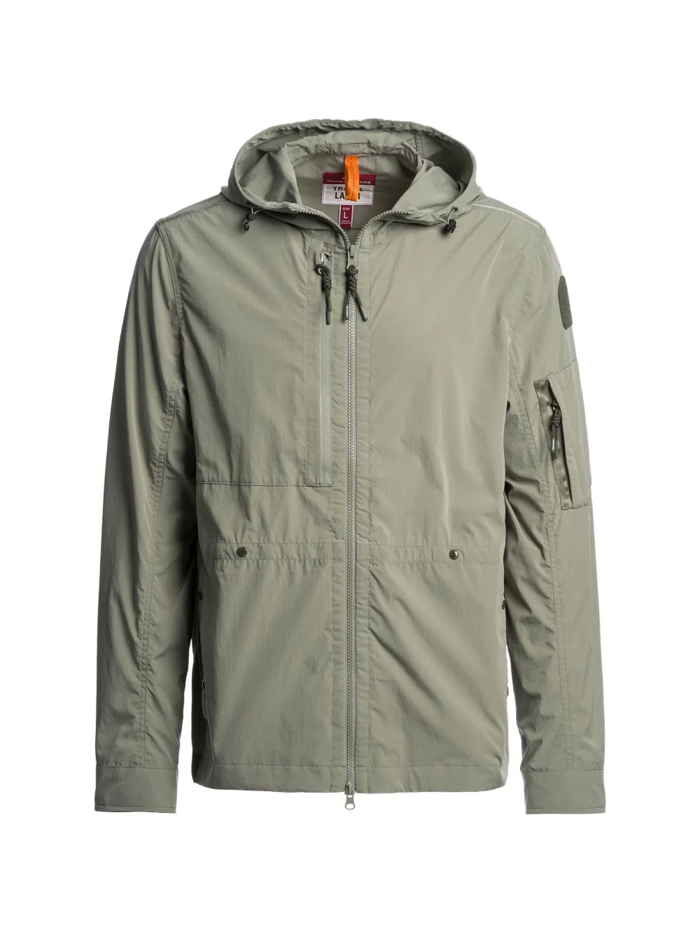 hooded zip-fastening jacket - 1