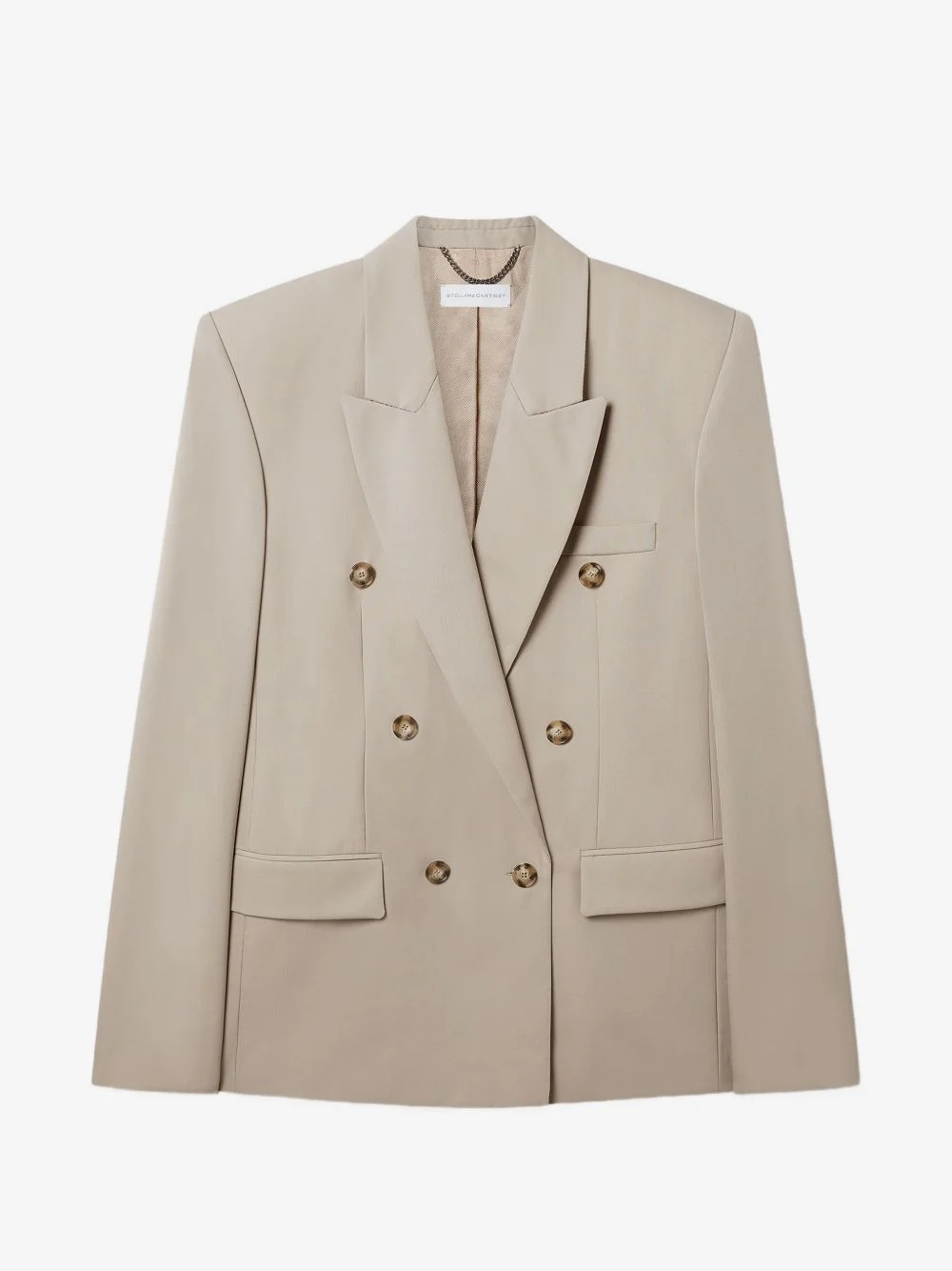 double-breasted wool jacket - 1