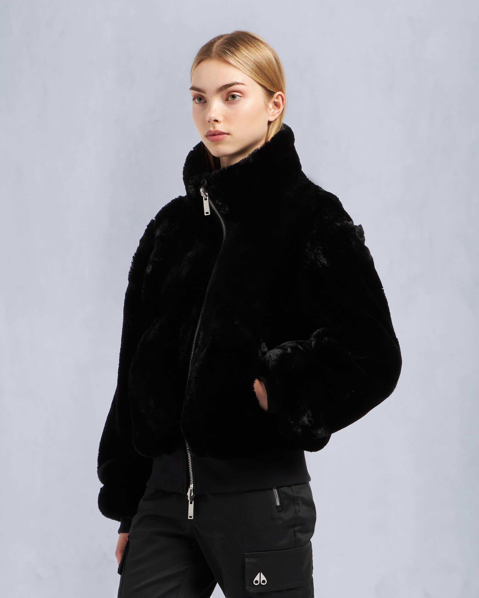 DEBBIE BUNNY SATIN BOMBER JACKET - 8