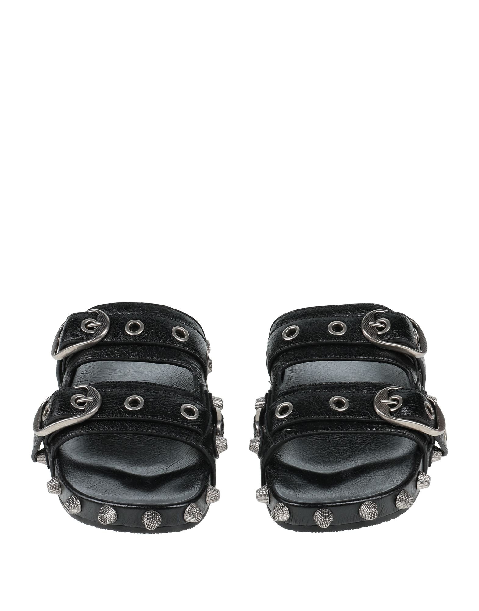 Black Men's Sandals - 4