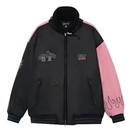 Li-Ning x STA_GROUP BADFIVE Fashion Jacket 'Black Pink' AJDR527-1 - 1