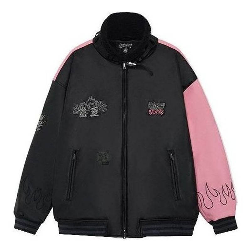 Li-Ning x STA_GROUP BADFIVE Fashion Jacket 'Black Pink' AJDR527-1 - 1