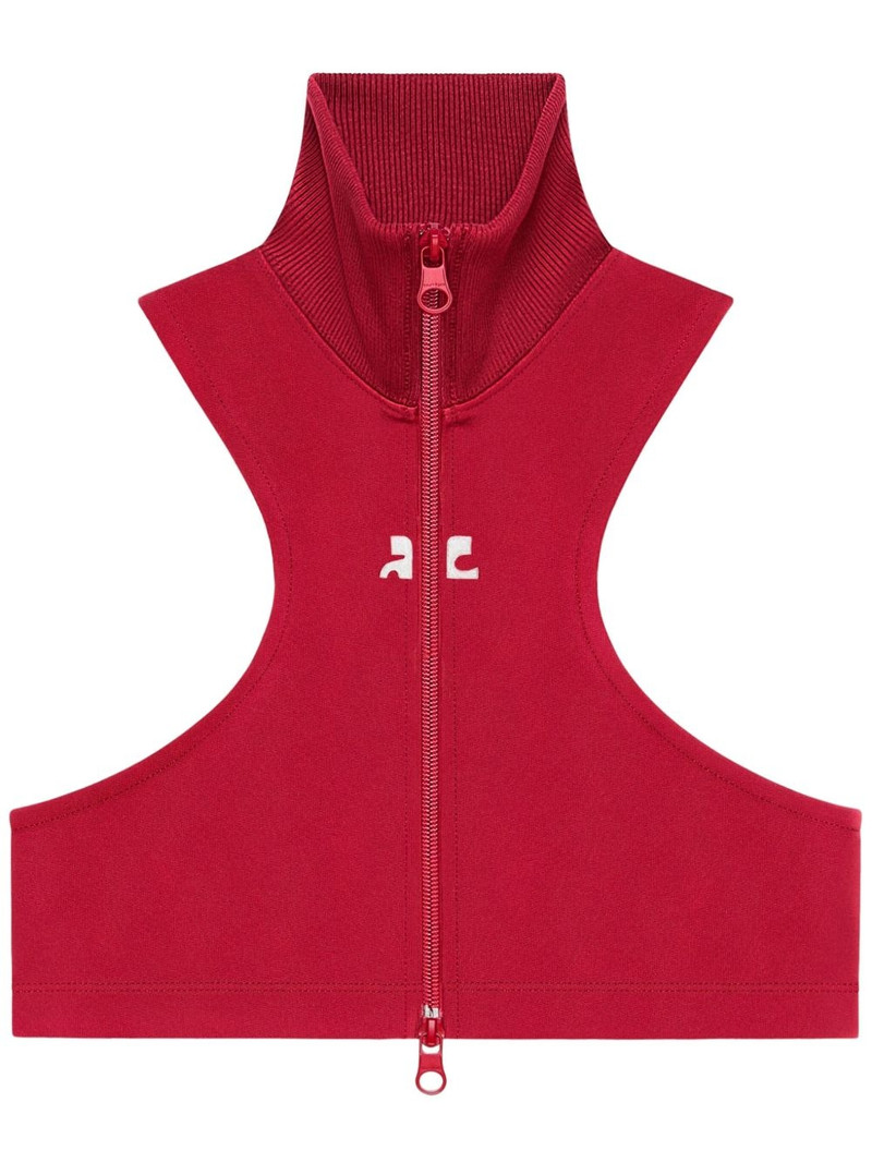 cropped gilet 1