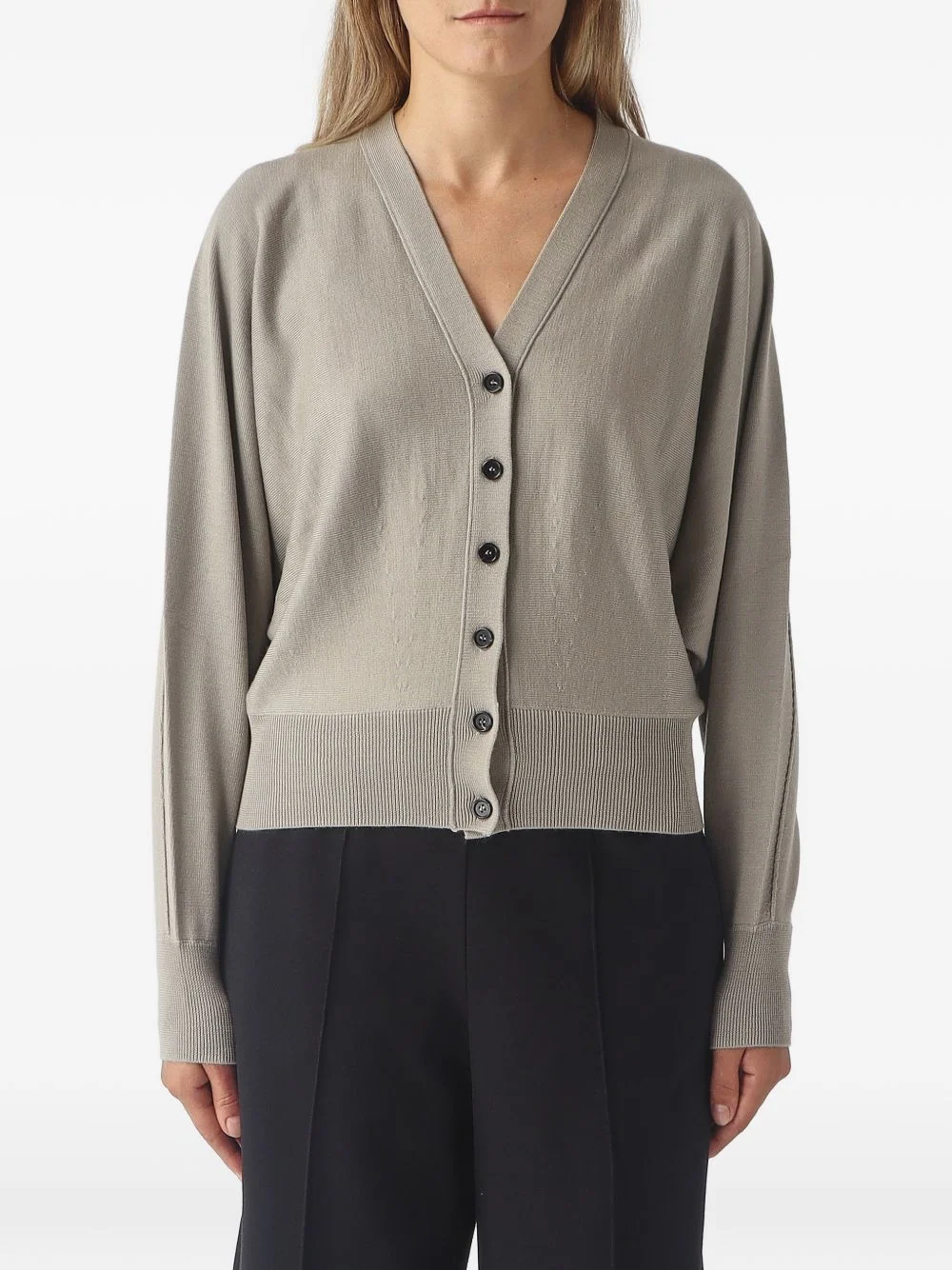 button-up cardigan - 1