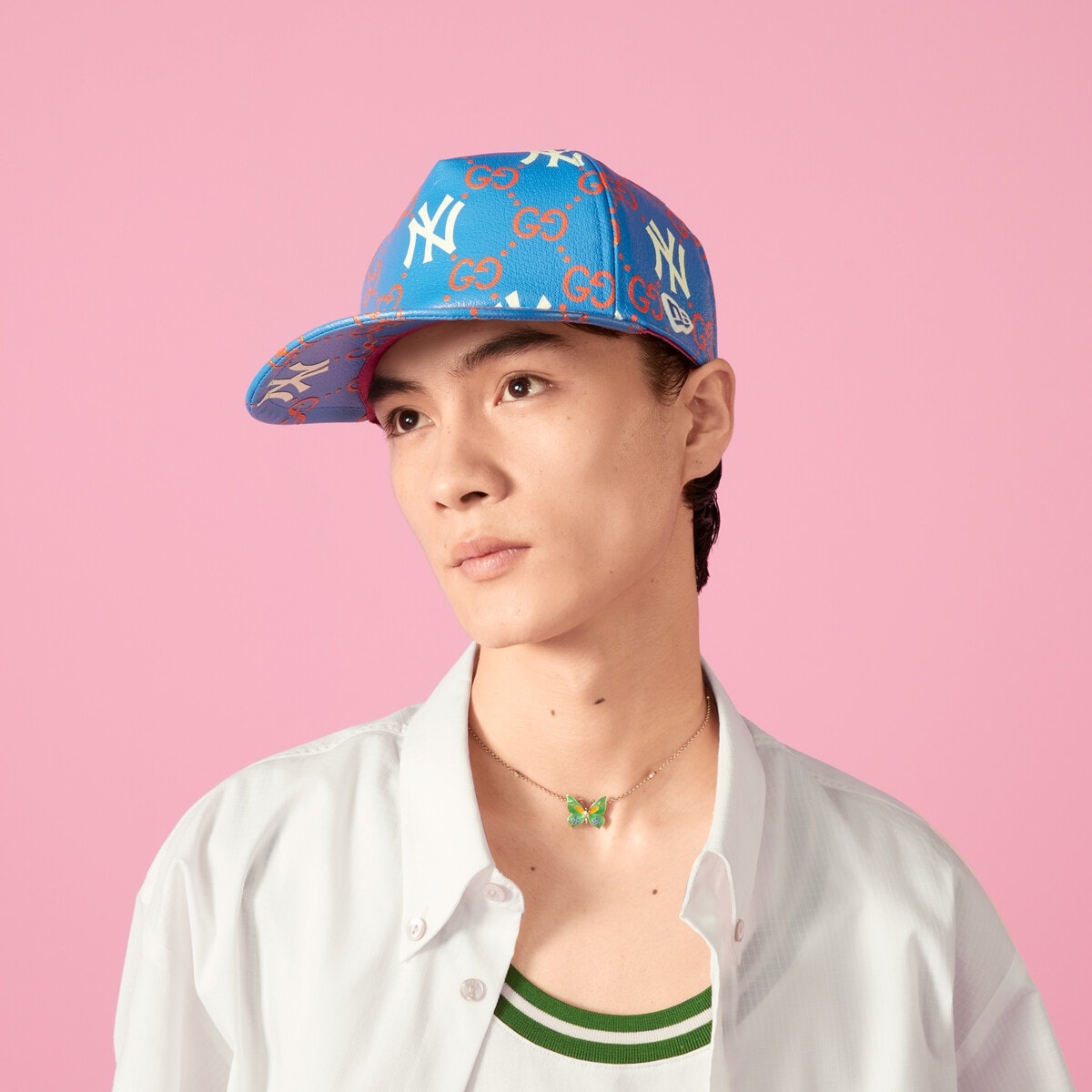Yankees™ and GG print baseball hat - 3