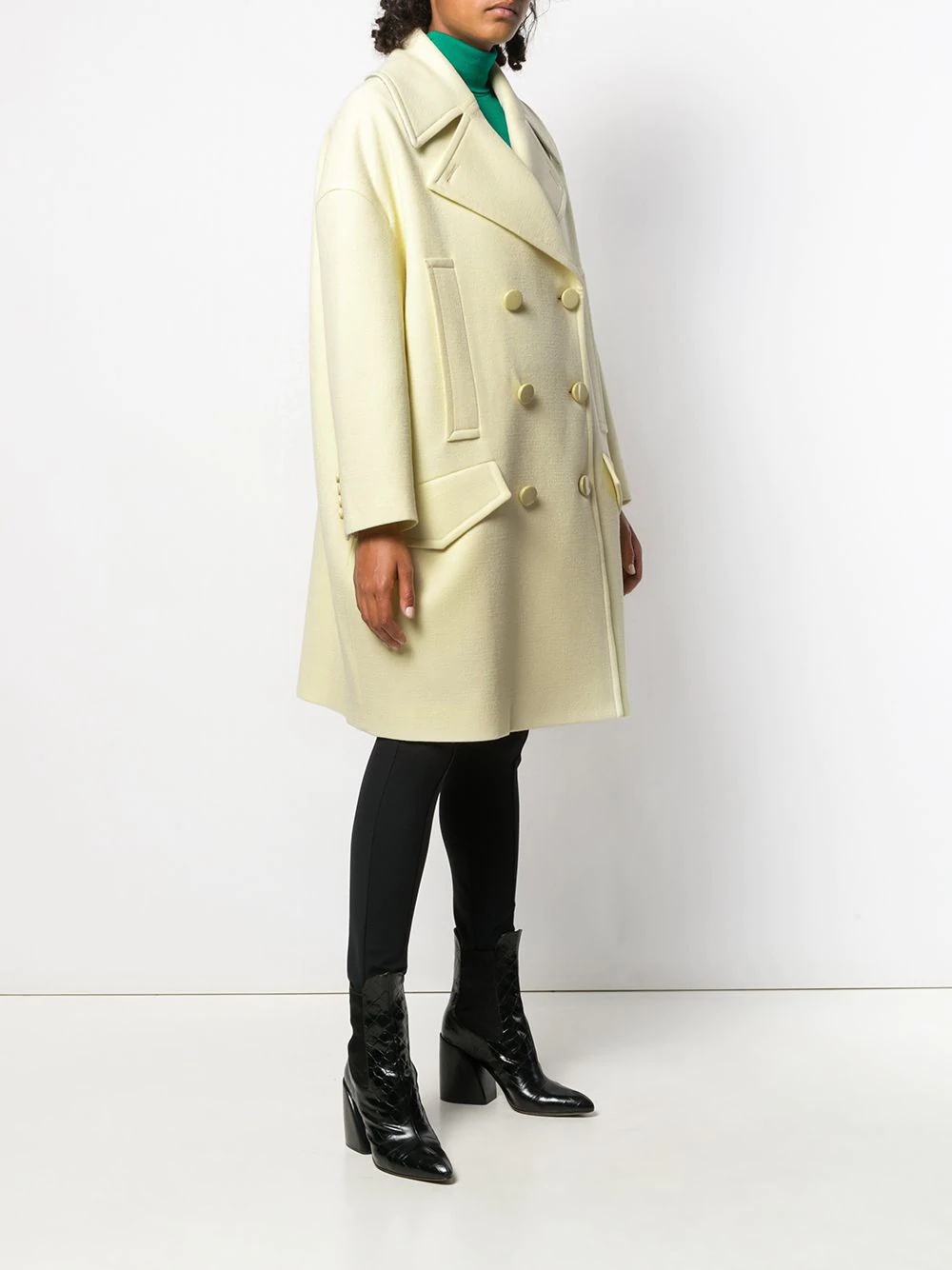 oversized peacoat - 3