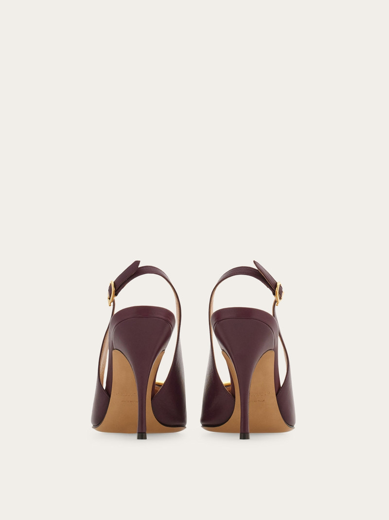 Maxi Gancini slingback pump 4