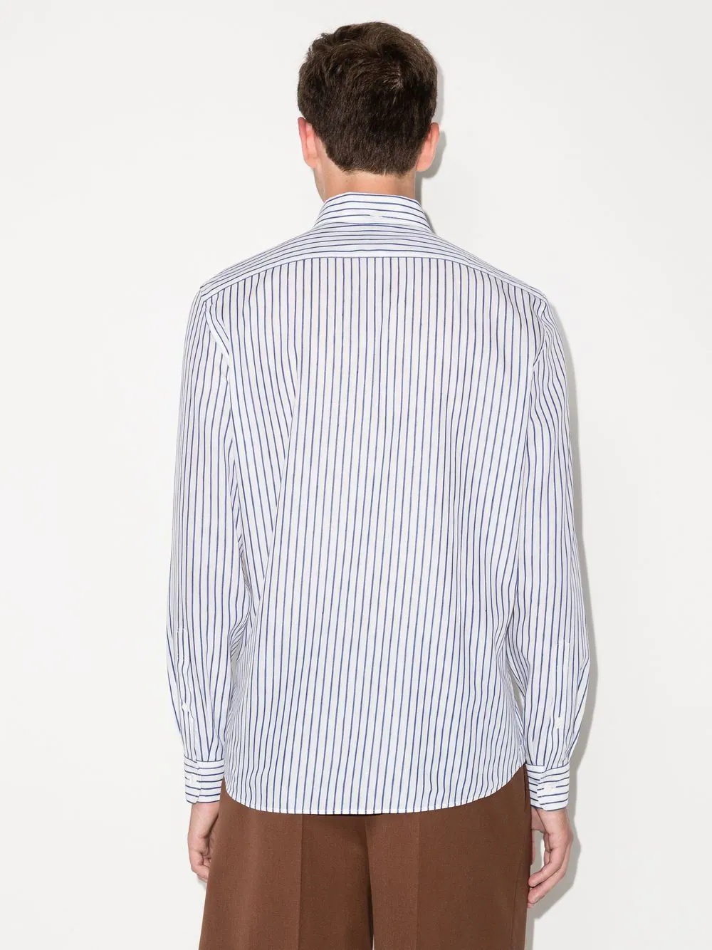 striped long-sleeve shirt - 3