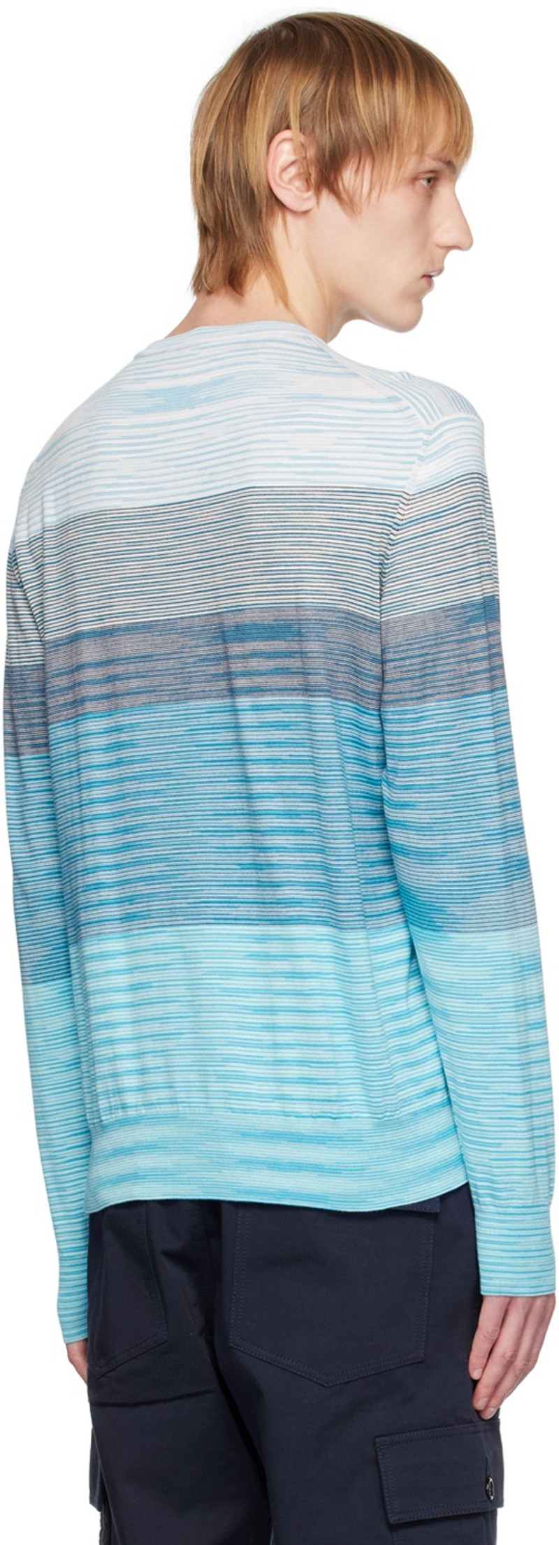 Blue Striped Sweater 3