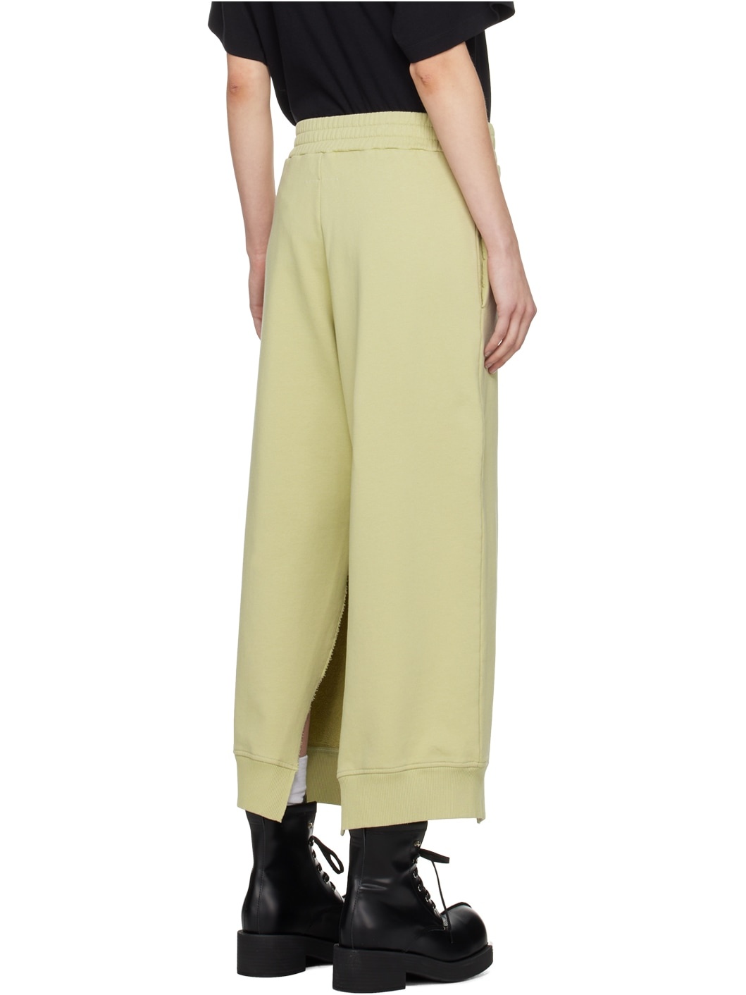 Green Vented Sweatpants - 3