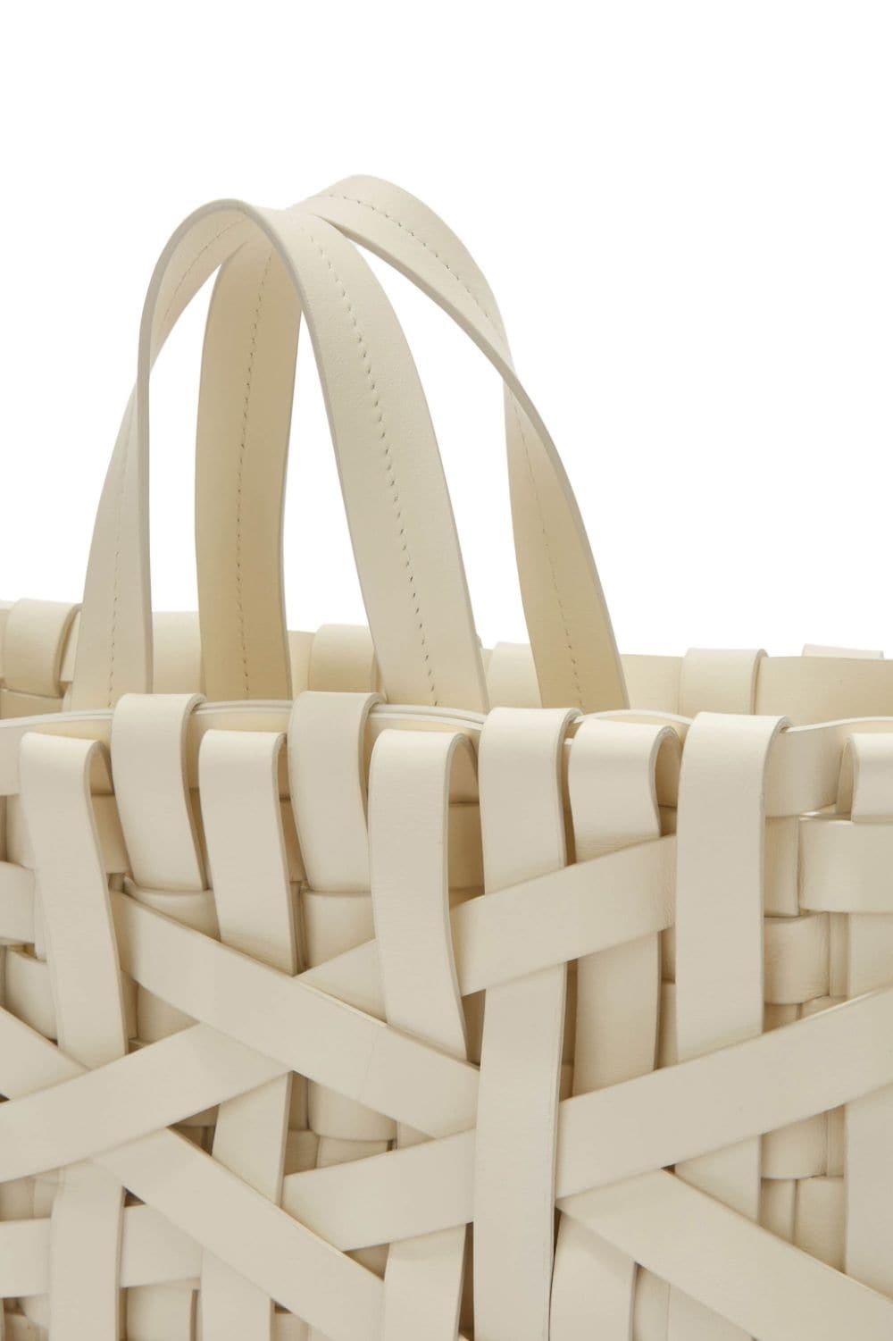 woven basket tote bag - 4