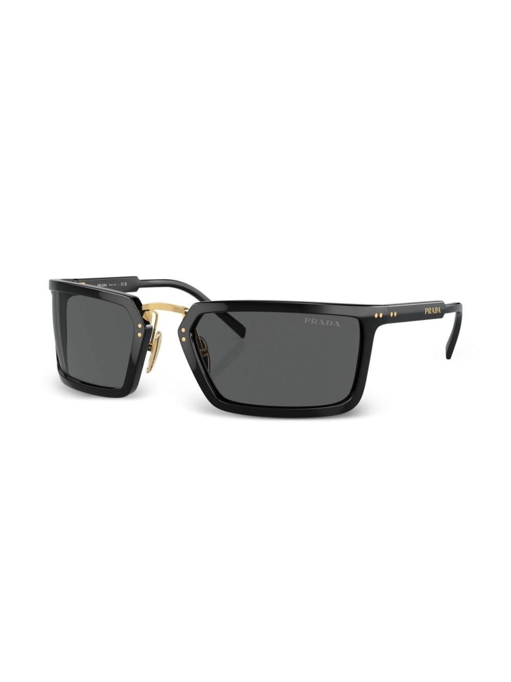 logo-lettering wraparound sunglasses - 2