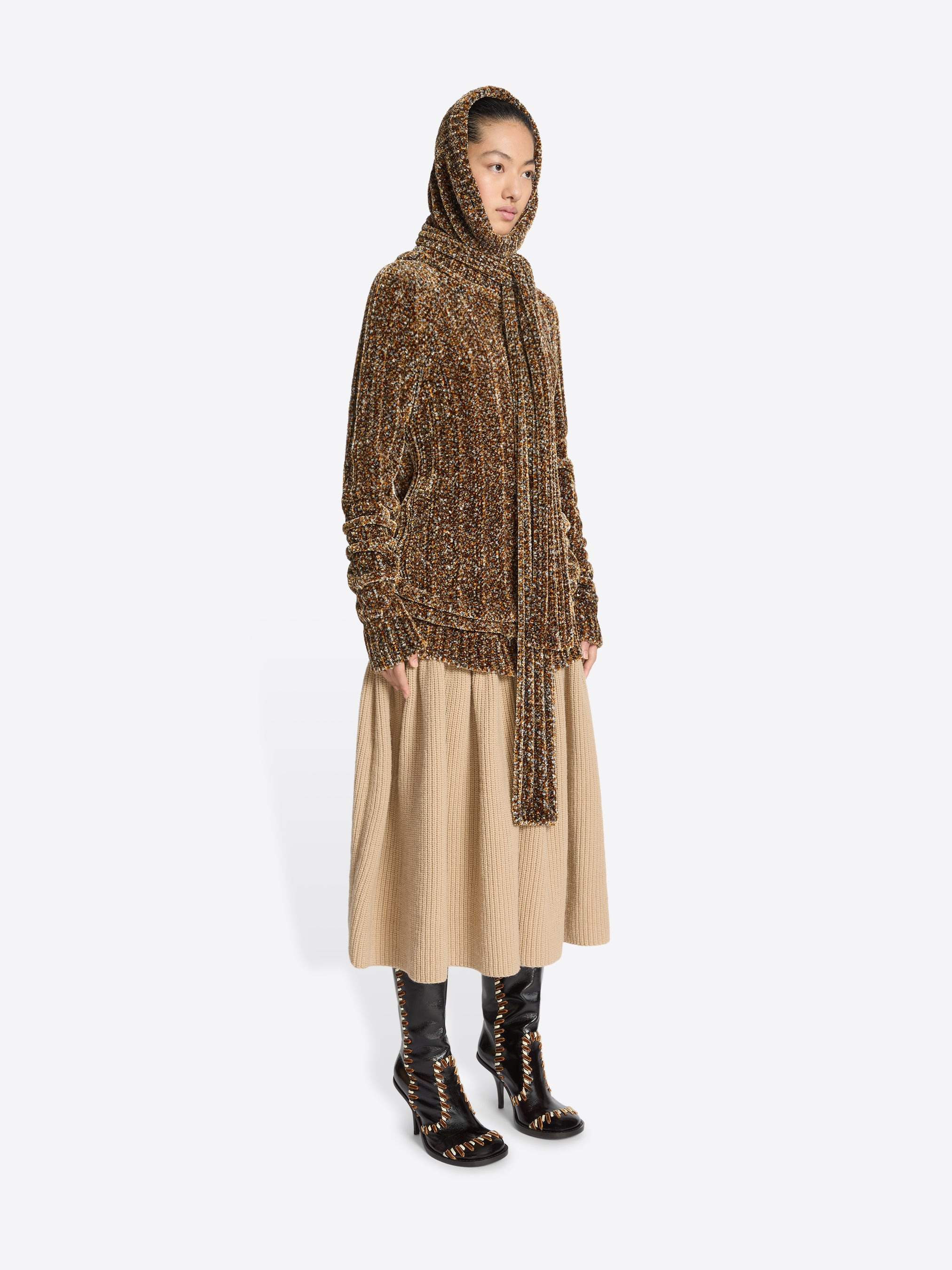 LONG VISCOSE SWEATER - 3