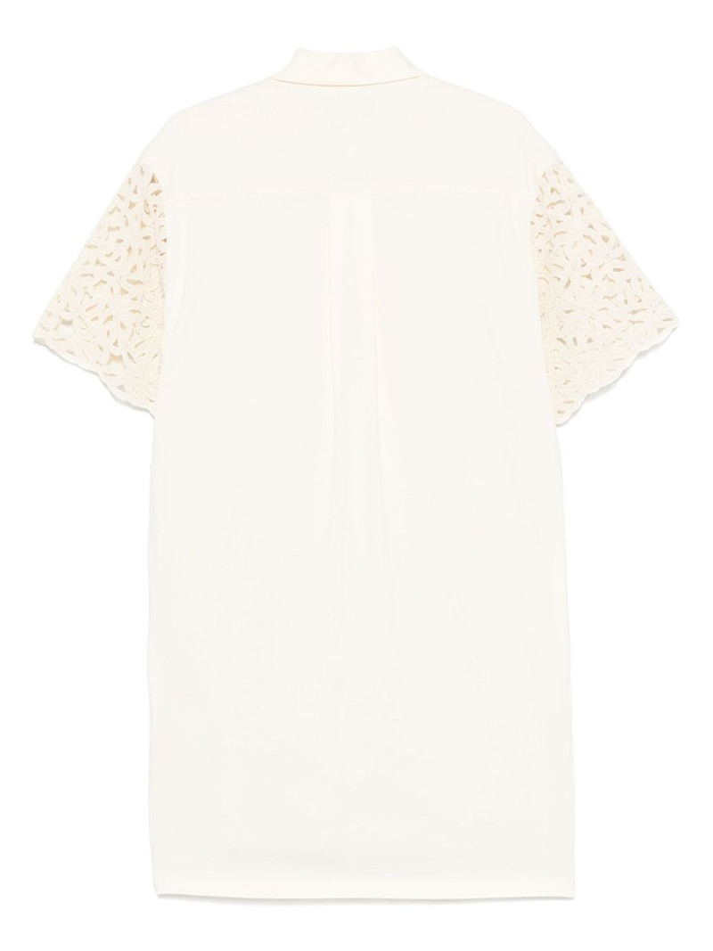 Moncler panelled mini dress outlook