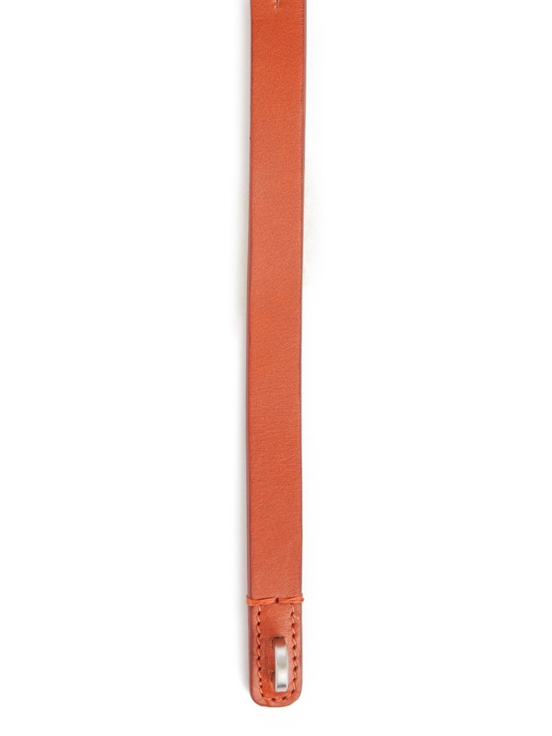 Orange Leather Choker 5