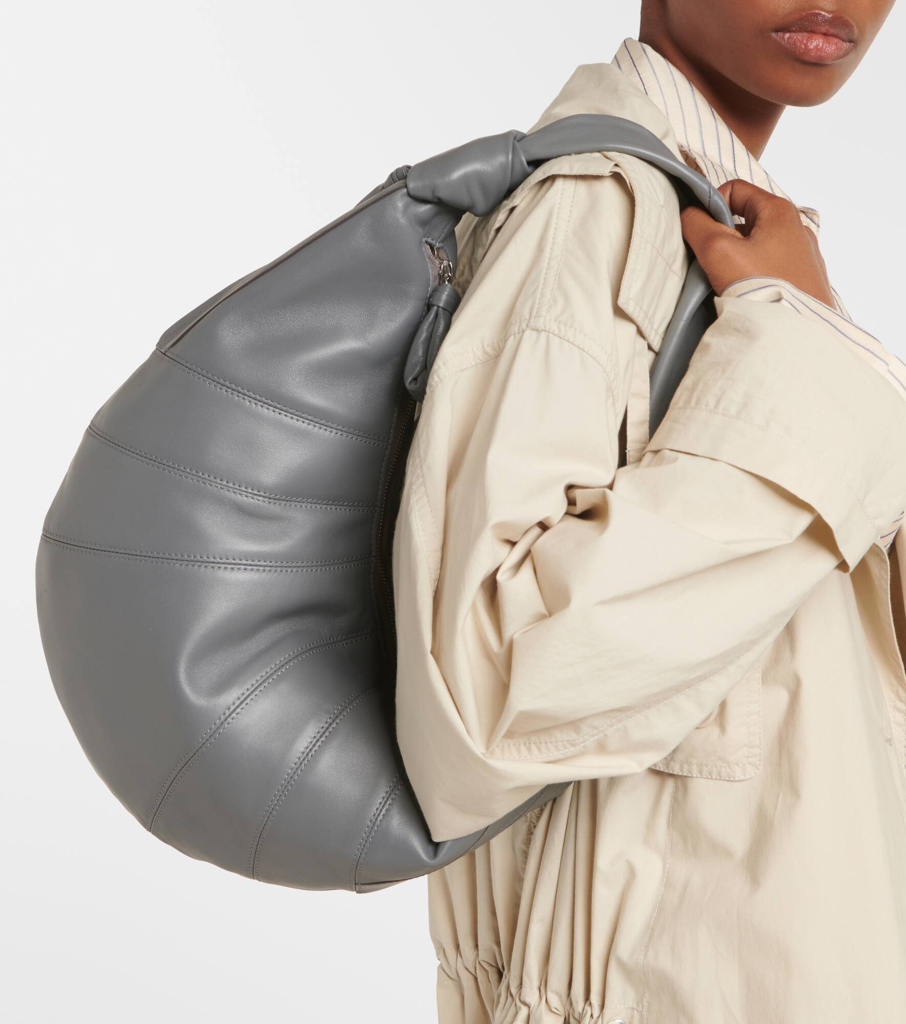 Fortune Croissant leather shoulder bag - 6