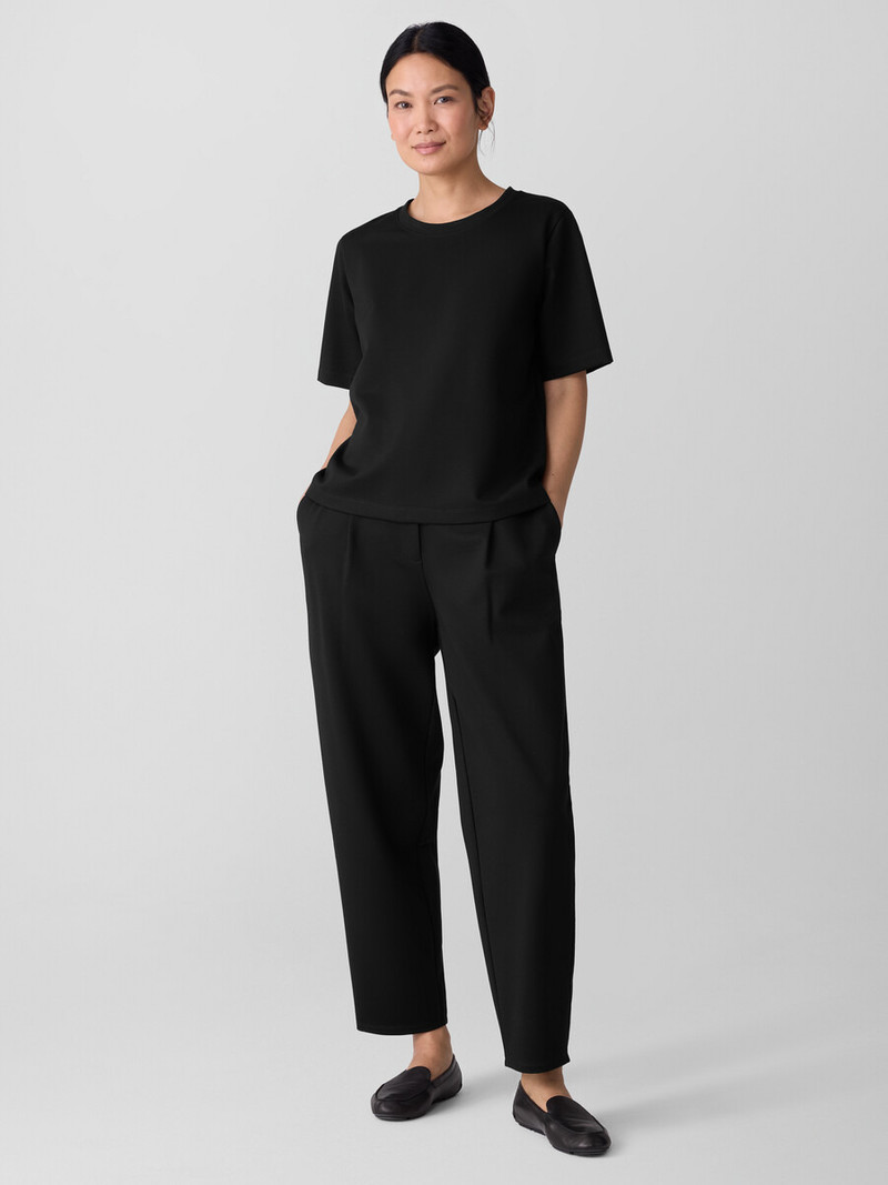 EILEEN FISHER Lightweight Ponte Lantern Trouser Pant outlook