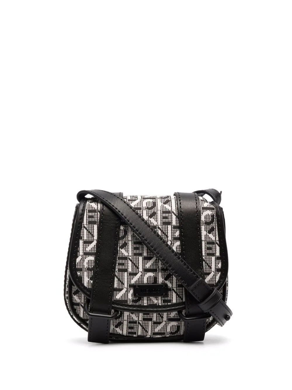 monogram-print satchel bag - 1