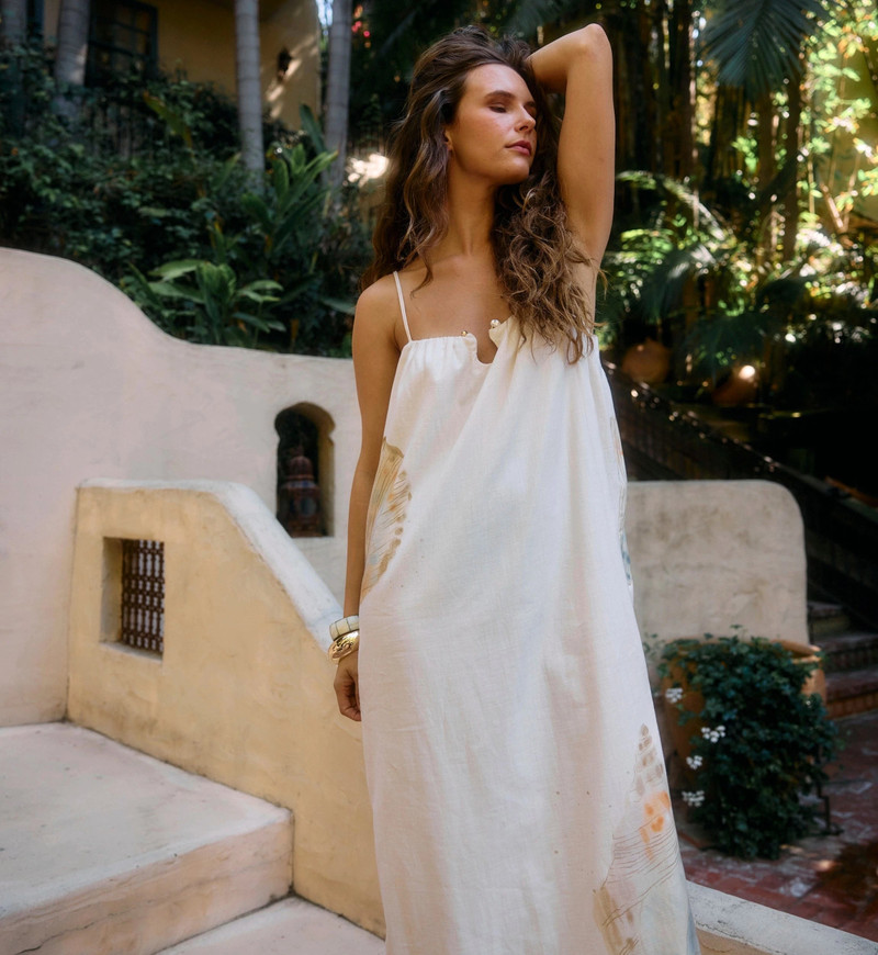 ILONA COVER UP DRESS | LARGE SHELL 1