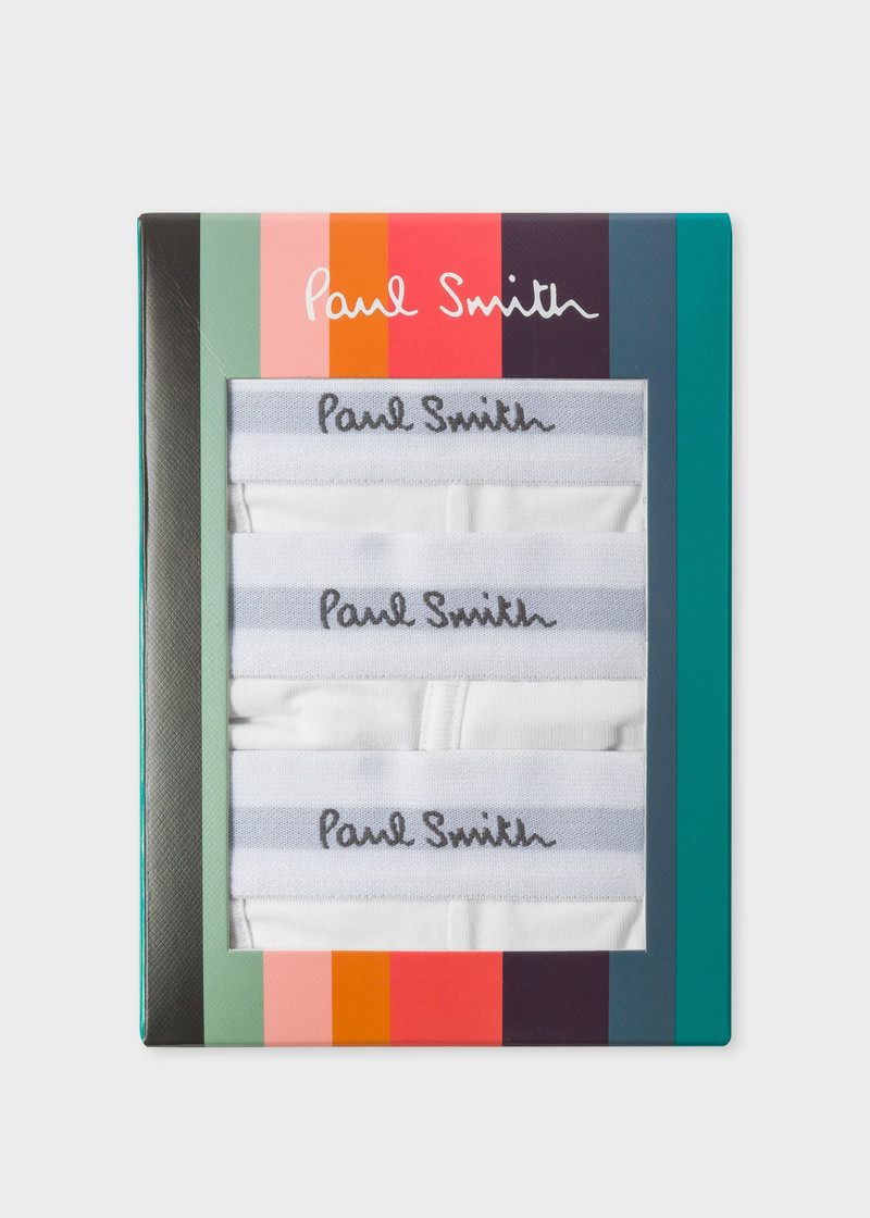 Paul Smith White Boxer Briefs Three Pack outlook