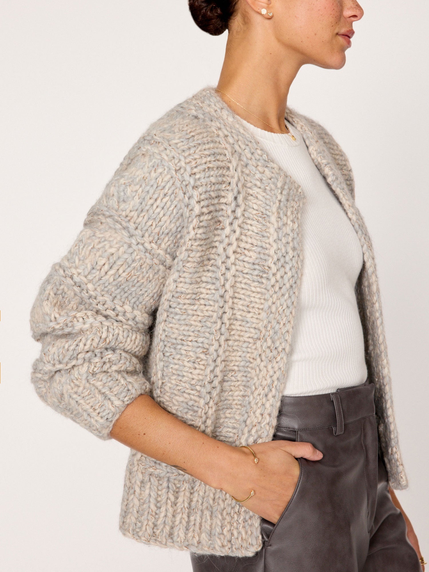 The Illia Handknit Cardigan - 4