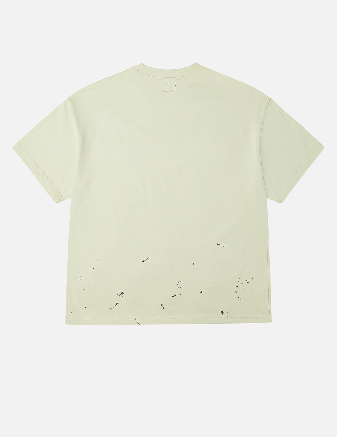 Graffiti-Style Seagull and Logo Print Relax Fit T-Shirt - 4