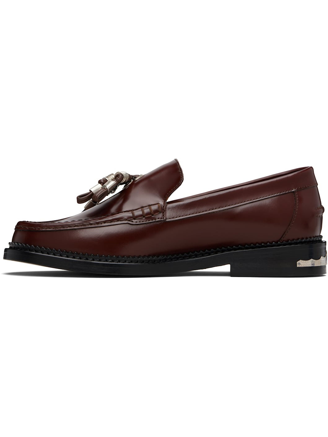 Brown Leather Loafers - 3