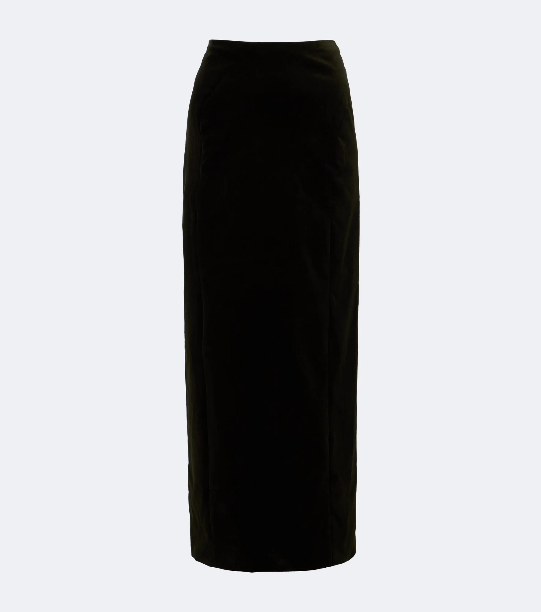 Cotton velvet maxi skirt - 1