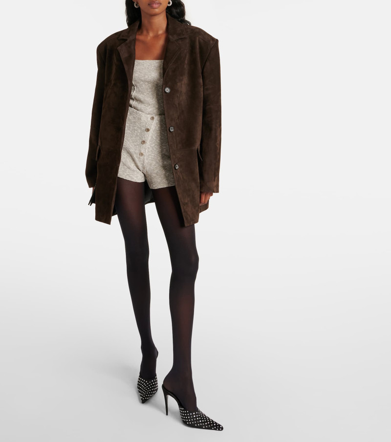 MAGDA BUTRYM Knitted linen and cotton shorts outlook